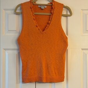 Tommy Bahama Orange V-Neck Tank Top